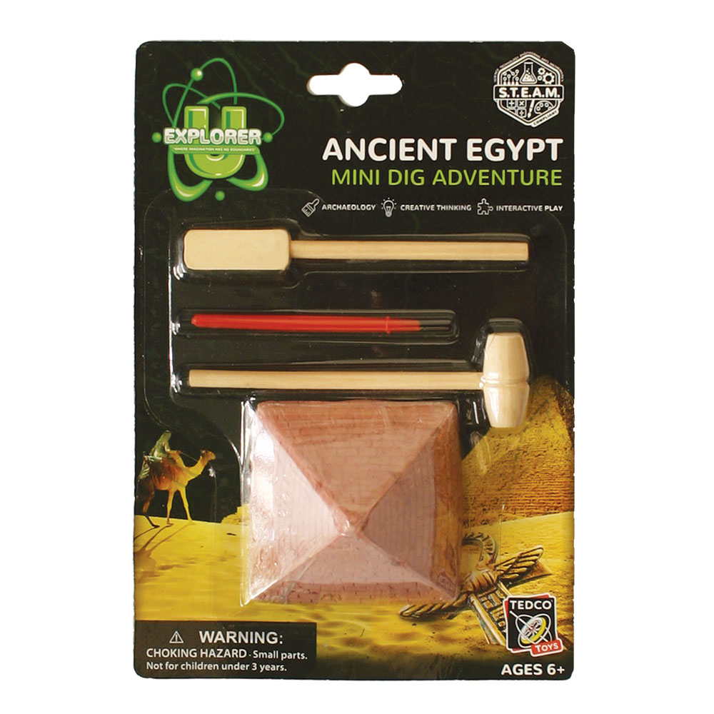 Egyptian Line Excavation Kit Toy Dig it Out Creative Archaeology PHARAOH GIFT 
