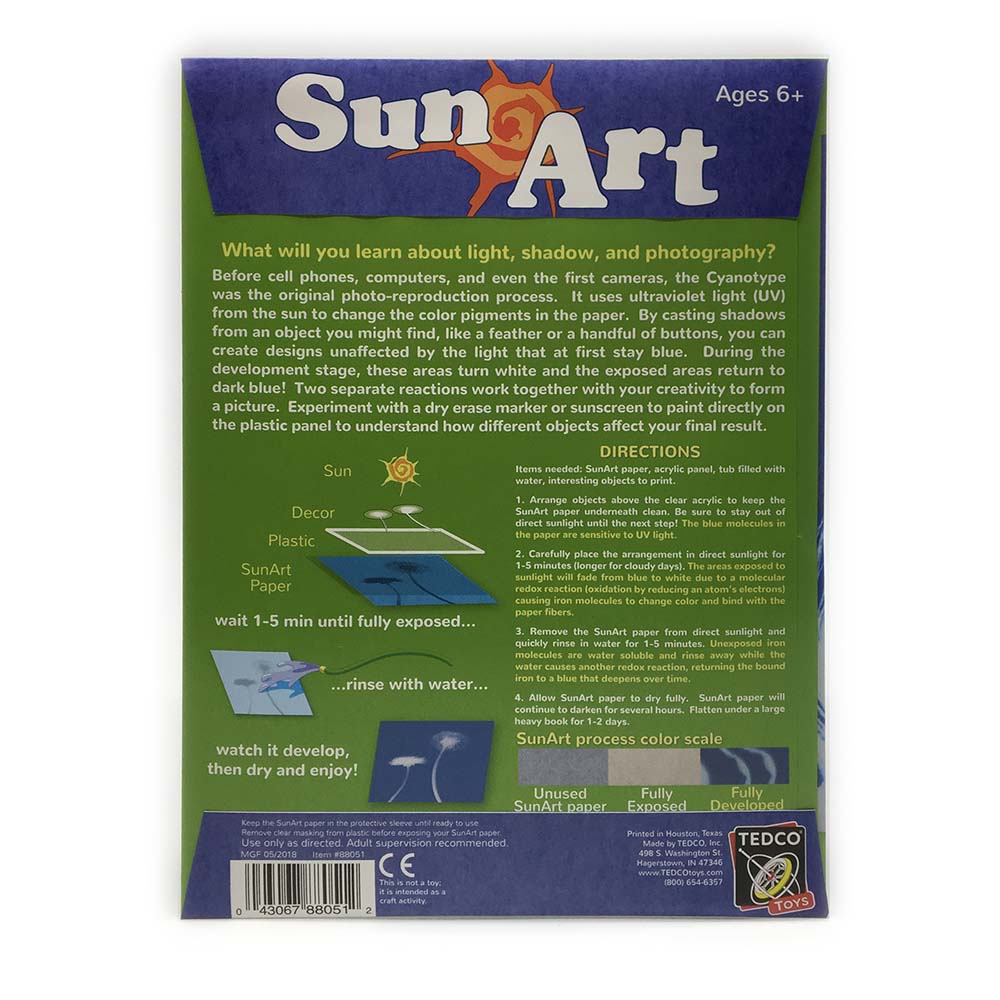 TEDCO Sun Art 12 Sheets of 5" X 7" Paper Kit 