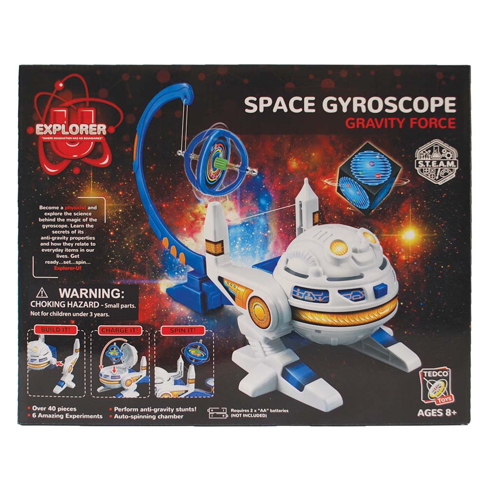 Gyroscope Gravitron Space Gyro Spaceship Kids Toys Science Toys Spinning Toys 